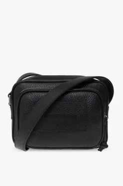 Emporio Armani BLACK Leather shoulder bag