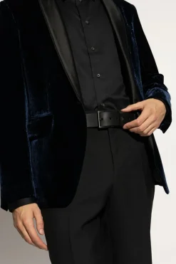 Emporio Armani BLACK Leather belt