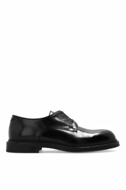 Emporio Armani BLACK Leather Derby shoes