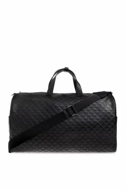 Emporio Armani BLACK Monogram carry-on bag
