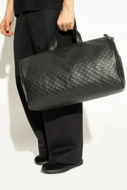 Emporio Armani BLACK Monogram carry-on bag