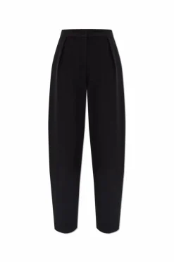 Emporio Armani BLACK Pants with tapered legs