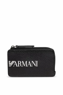 Emporio Armani BLACK Pouch with logo