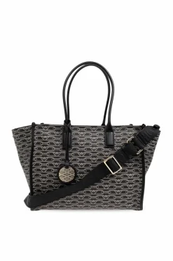 Emporio Armani BLACK Shopper bag with monogram