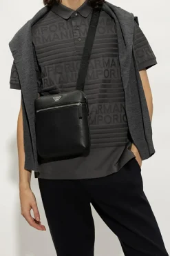 Emporio Armani BLACK Shoulder bag with logo