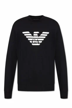 Emporio Armani BLACK Sweatshirt with logo