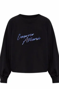 Emporio Armani BLACK Sweatshirt with logo