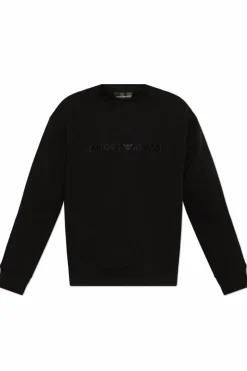 Emporio Armani BLACK Sweatshirt from the Sustainability collection