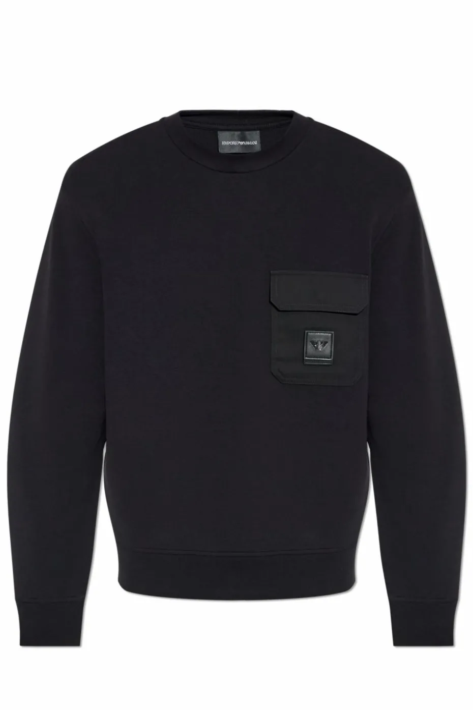 Emporio Armani BLACK Sweatshirt from the 'Sustainability' collection