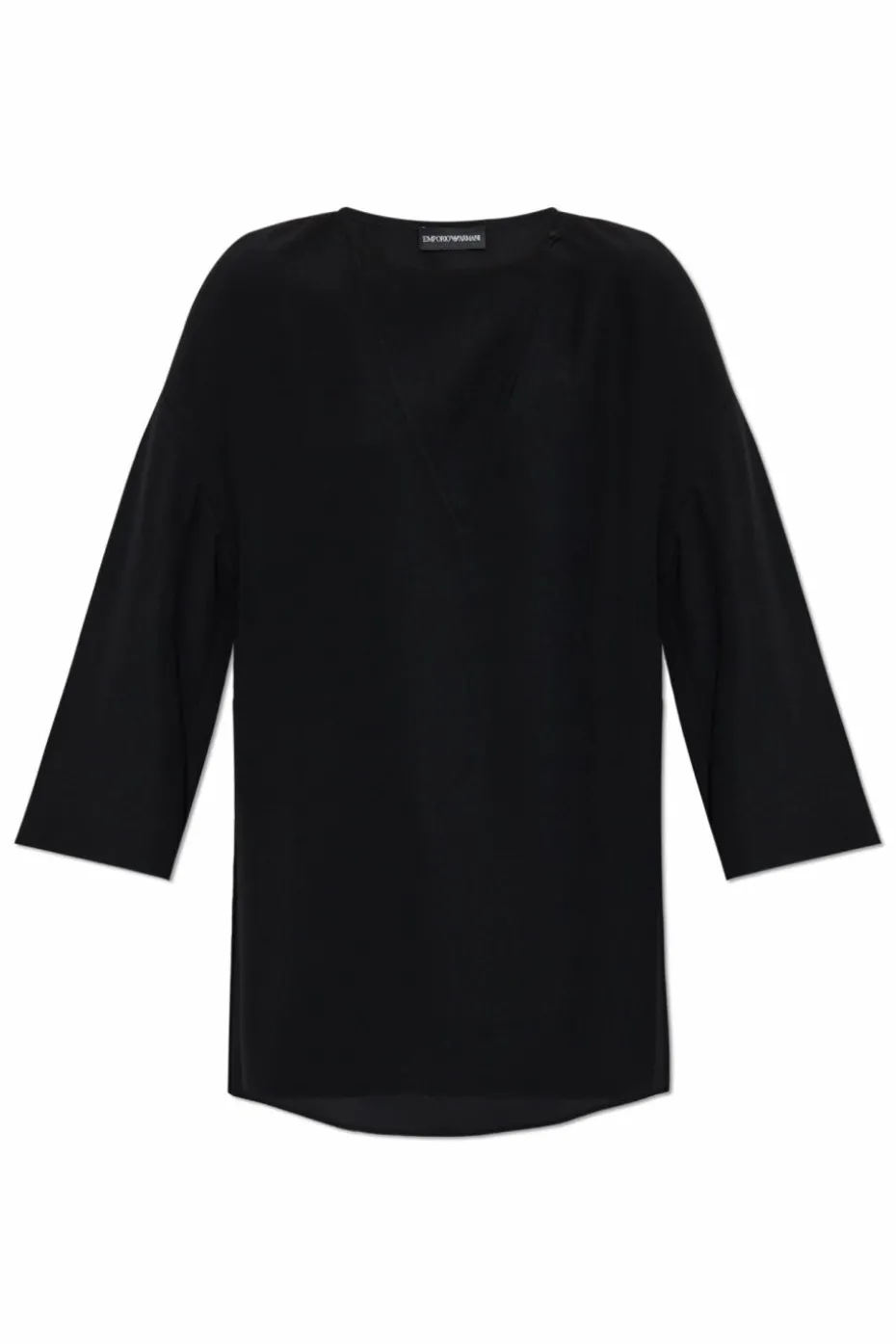 Emporio Armani BLACK Top with side slits