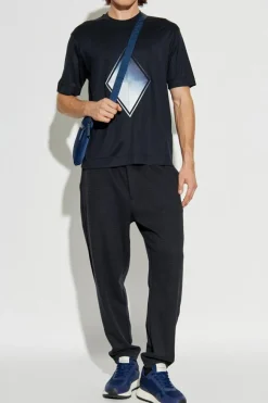Emporio Armani BLACK T-shirt with patch