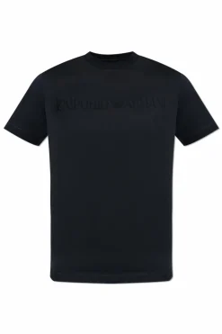 Emporio Armani BLACK T-shirt with logo