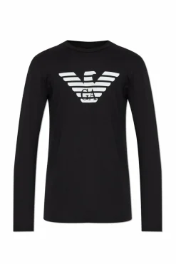 Emporio Armani BLACK T-shirt with logo