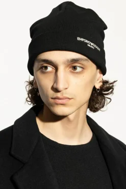 Emporio Armani BLACK Wool hat