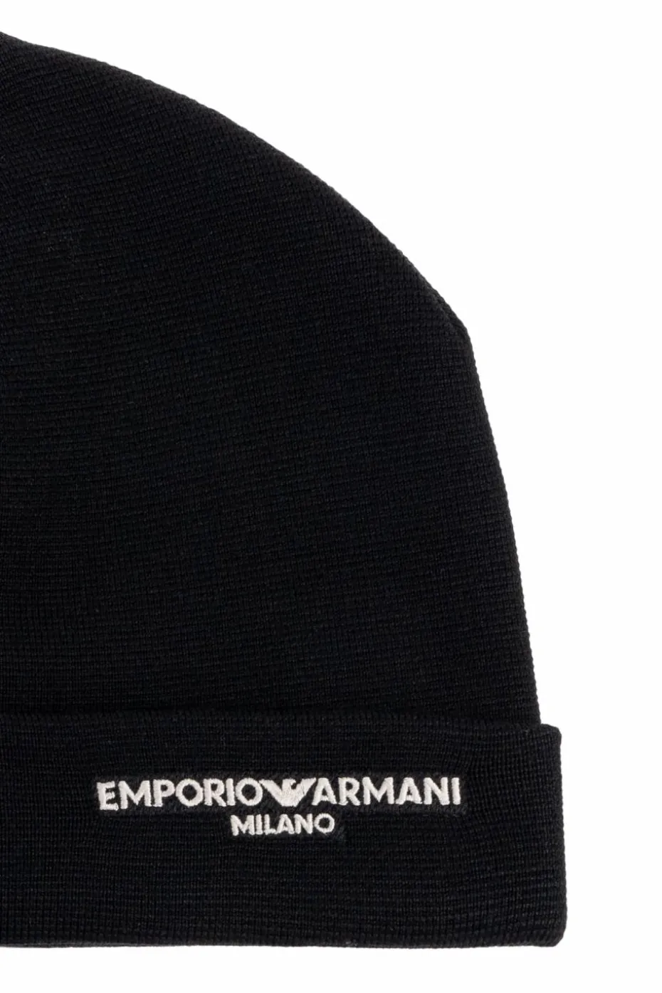 Emporio Armani BLACK Wool hat