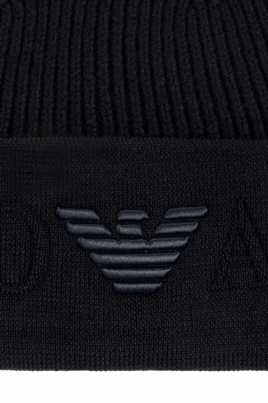 Emporio Armani BLACK Woolen hat