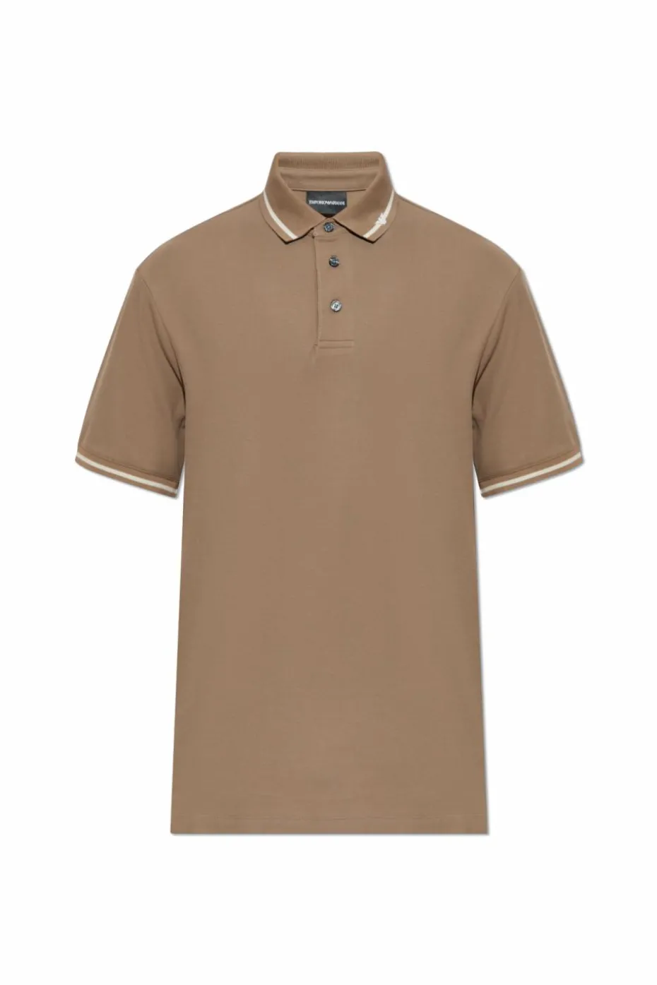 Emporio Armani BROWN Polo with logo