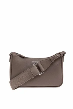Emporio Armani BROWN Shoulder bag with logo