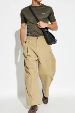 Emporio Armani GREEN T-shirt with printed logo