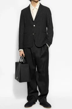 Emporio Armani GREY Blazer with open lapels