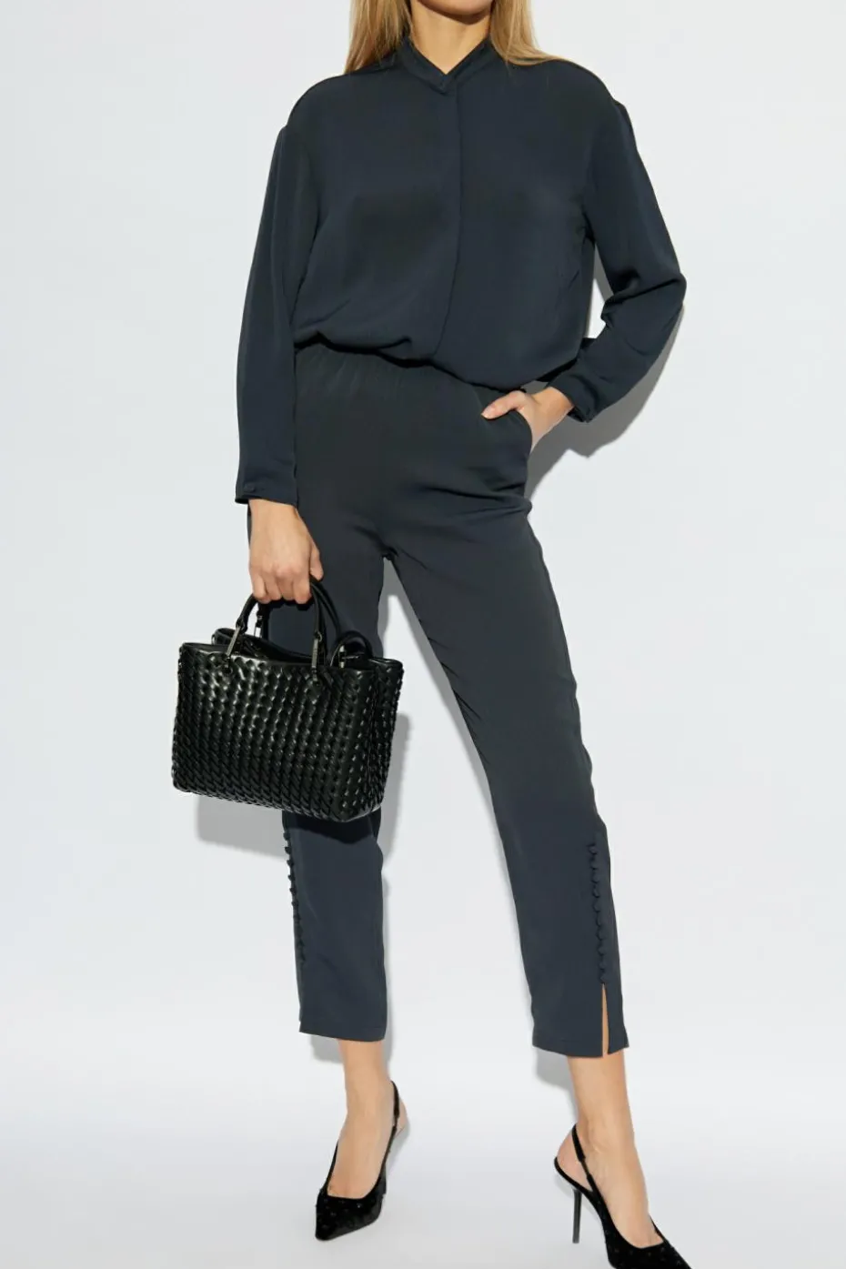 Emporio Armani GREY Loose-fitting pants