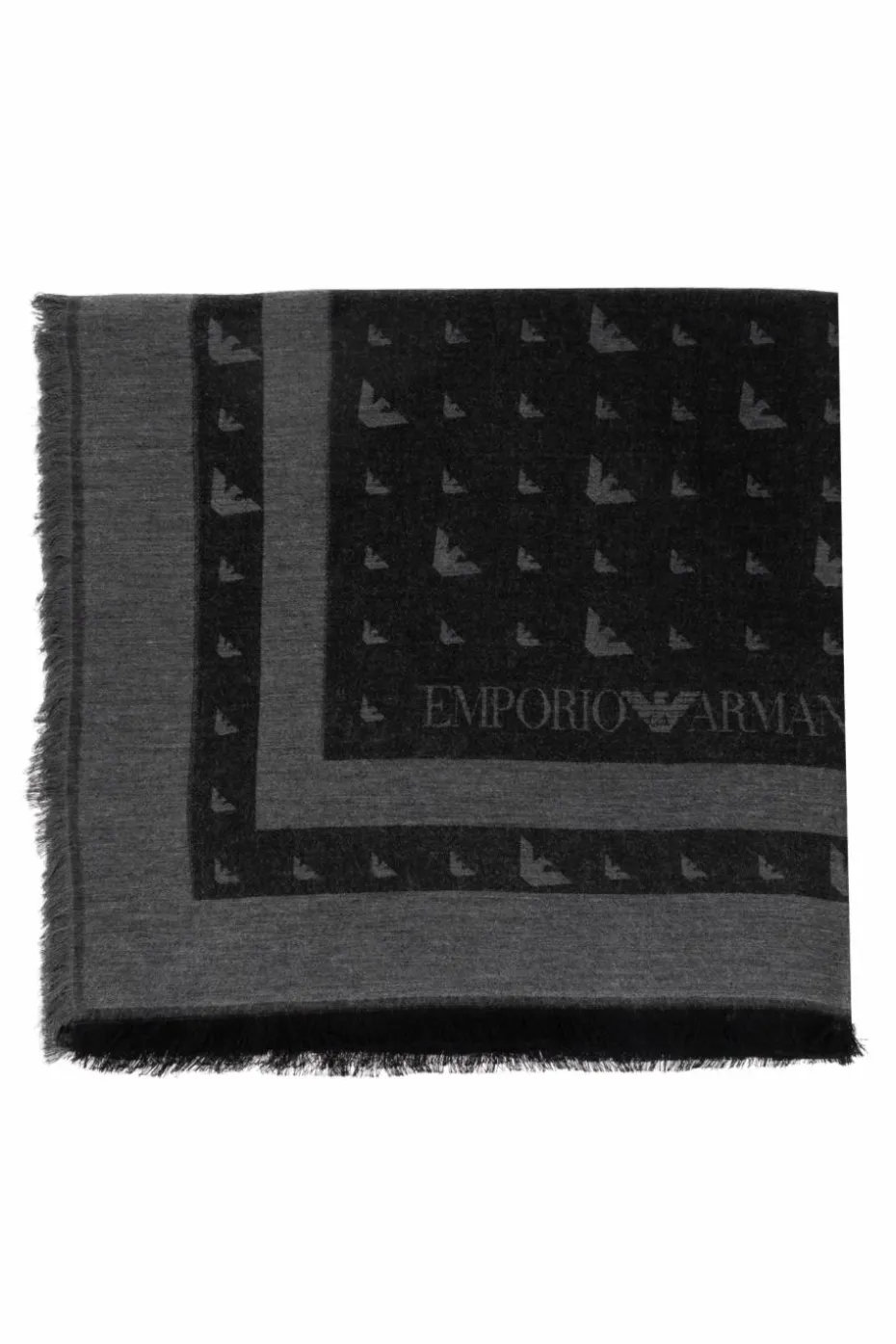 Emporio Armani GREY Scarf with logo