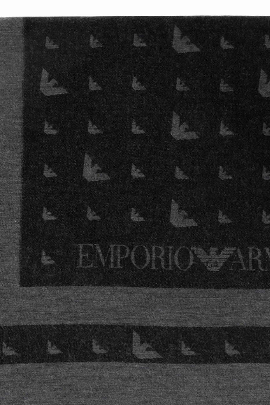 Emporio Armani GREY Scarf with logo