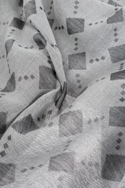 Emporio Armani GREY Scarf with monogram