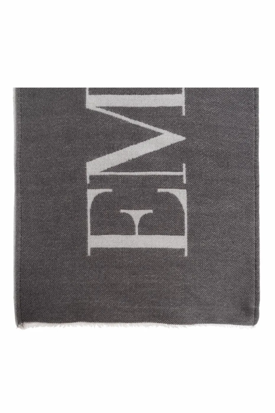 Emporio Armani GREY Scarf with logo