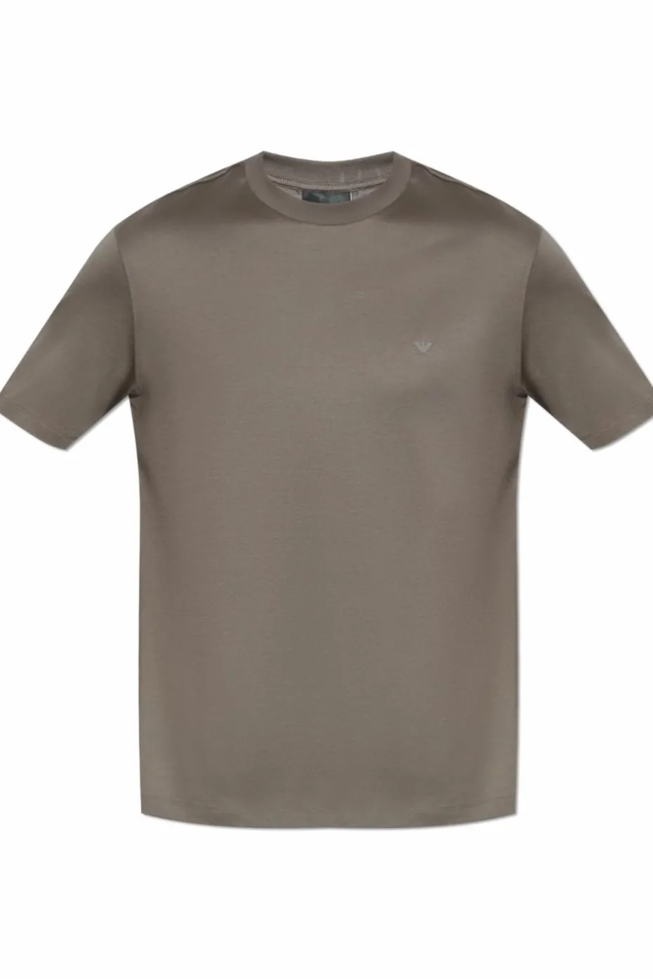 Emporio Armani GREY T-shirt with a rubber logo