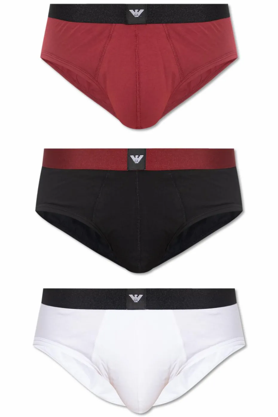 Emporio Armani MULTICOLOUR Three-pack of briefs