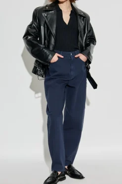 Emporio Armani NAVY BLUE High-waisted jeans