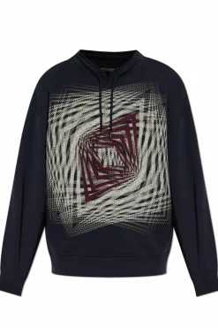 Emporio Armani NAVY BLUE Sweatshirt with print