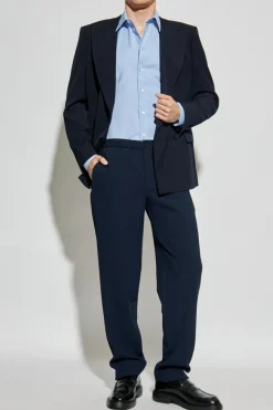 Emporio Armani NAVY BLUE Trousers with pockets