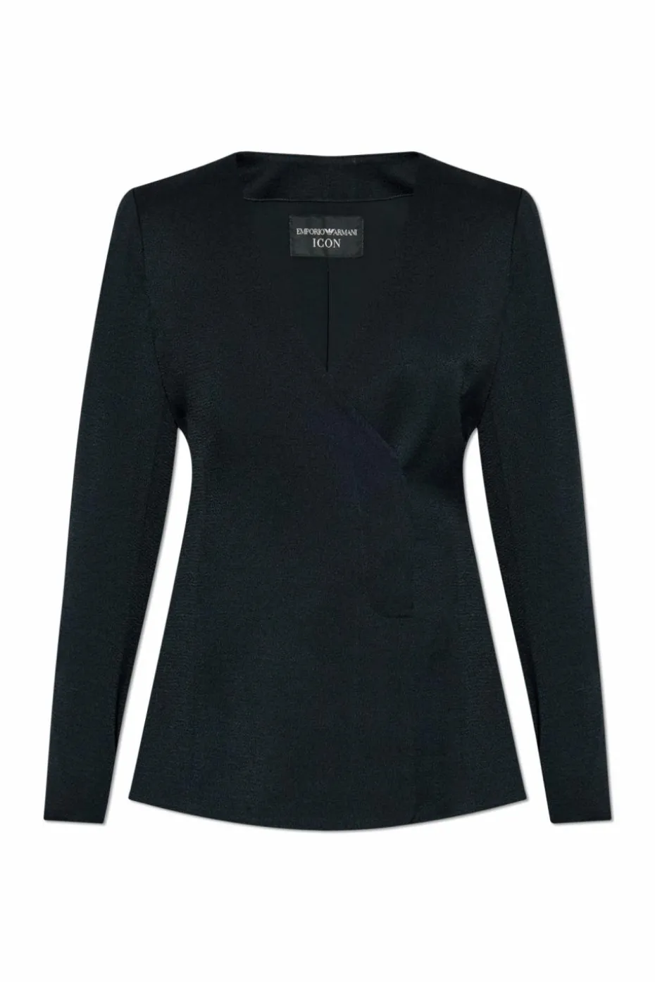 Emporio Armani NAVY BLUE Blazer with double vent at the back