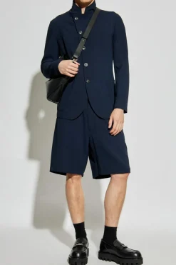 Emporio Armani NAVY BLUE Single-breasted blazer