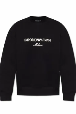 Emporio Armani NAVY BLUE Sweatshirt with logo
