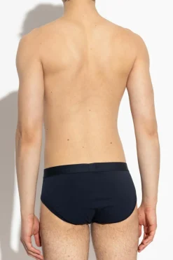 Emporio Armani NAVY BLUE Three-pack of briefs