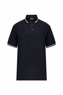 Emporio Armani NAVY BLUE Polo with logo
