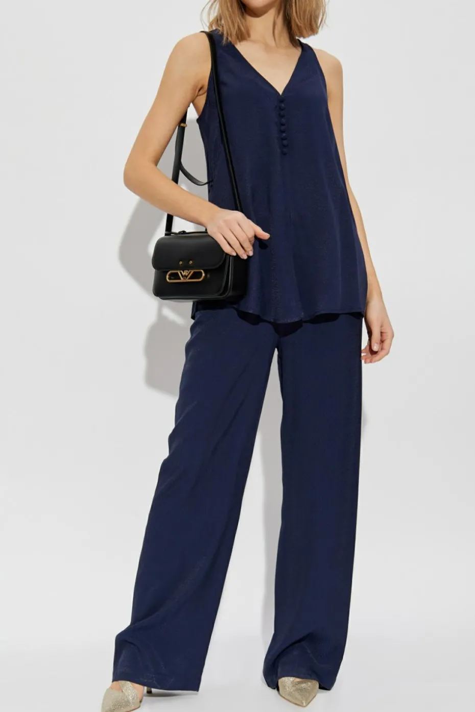 Emporio Armani NAVY BLUE Top from the Sustainability collection
