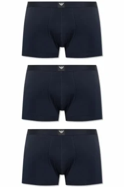 Emporio Armani NAVY BLUE Three-pack of boxers
