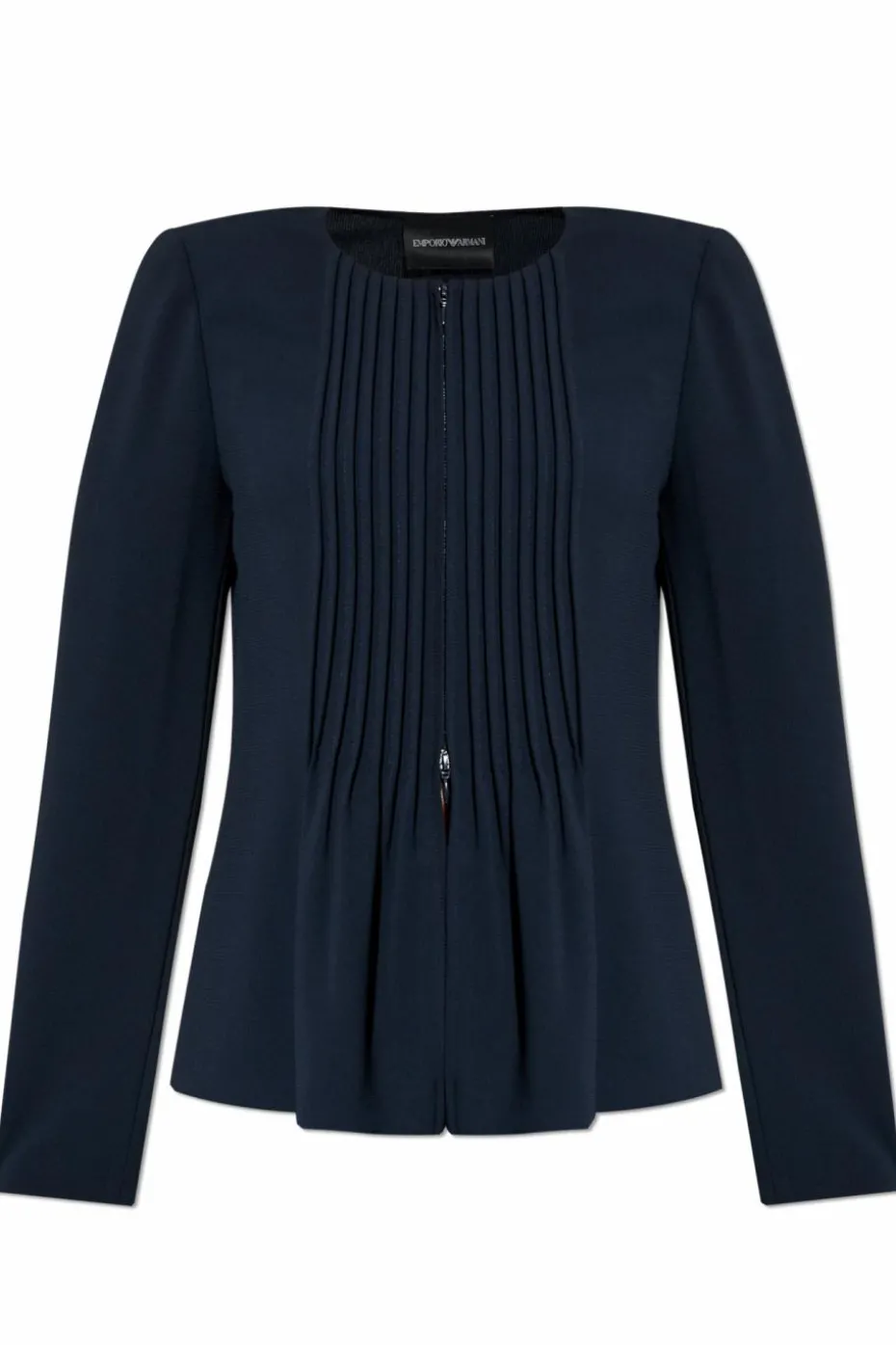 Emporio Armani NAVY BLUE Jacket with stitches