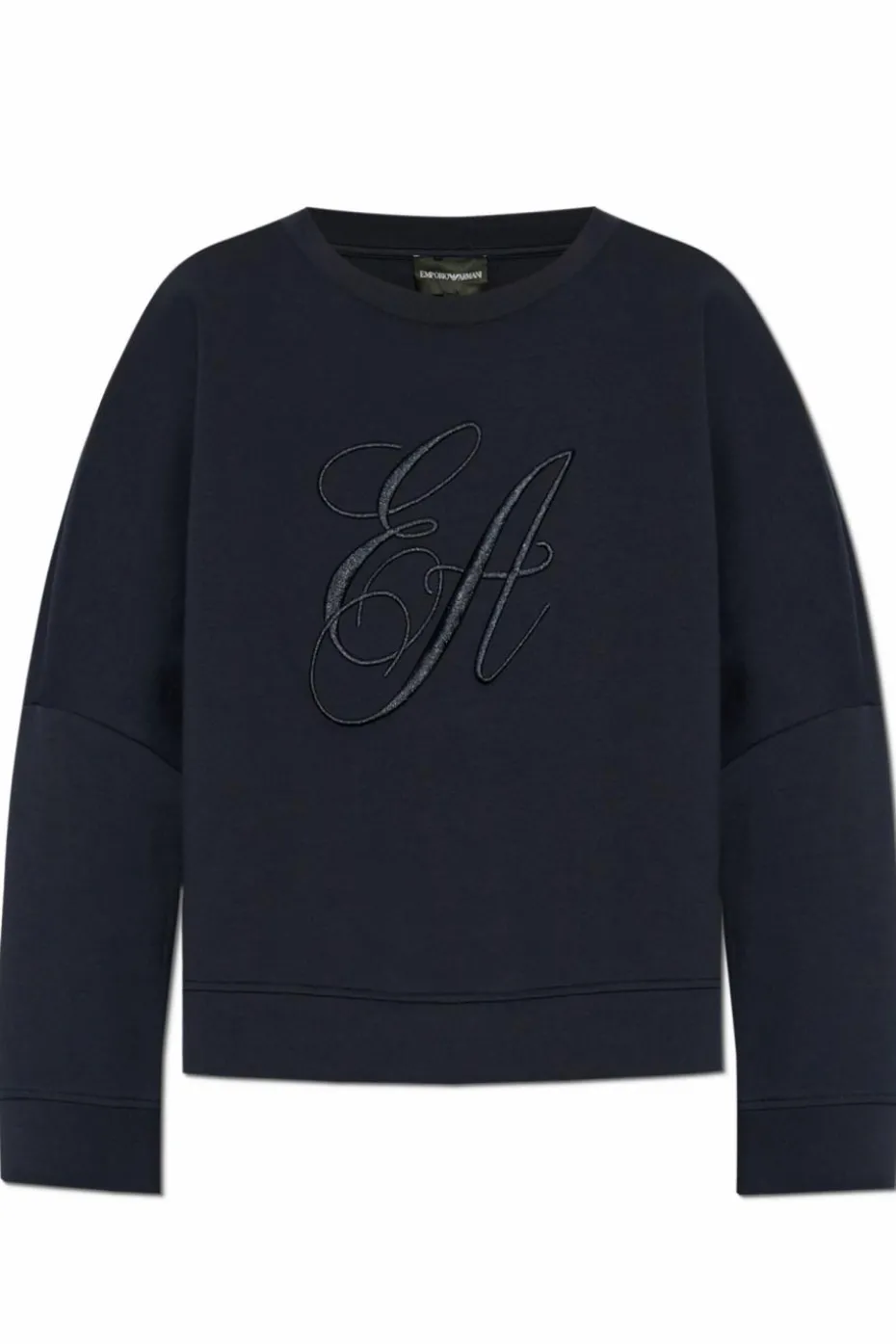 Emporio Armani NAVY BLUE Sweatshirt from the Sustainability collection