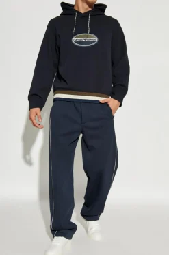 Emporio Armani NAVY BLUE Sweatshirt from the `Sustainability` collection