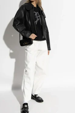 Emporio Armani WHITE High-waisted jeans
