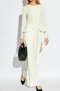 Emporio Armani WHITE Top with ruffle