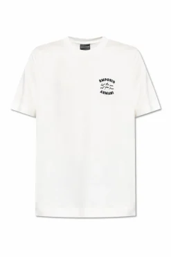 Emporio Armani WHITE T-shirt from the Sustainability collection