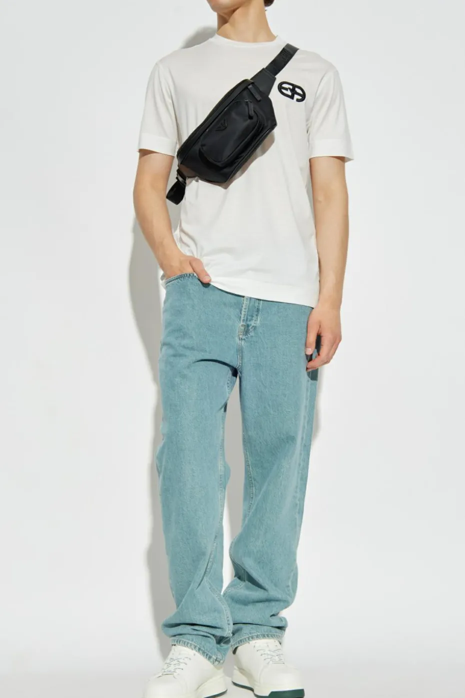 Emporio Armani WHITE T-shirt with logo