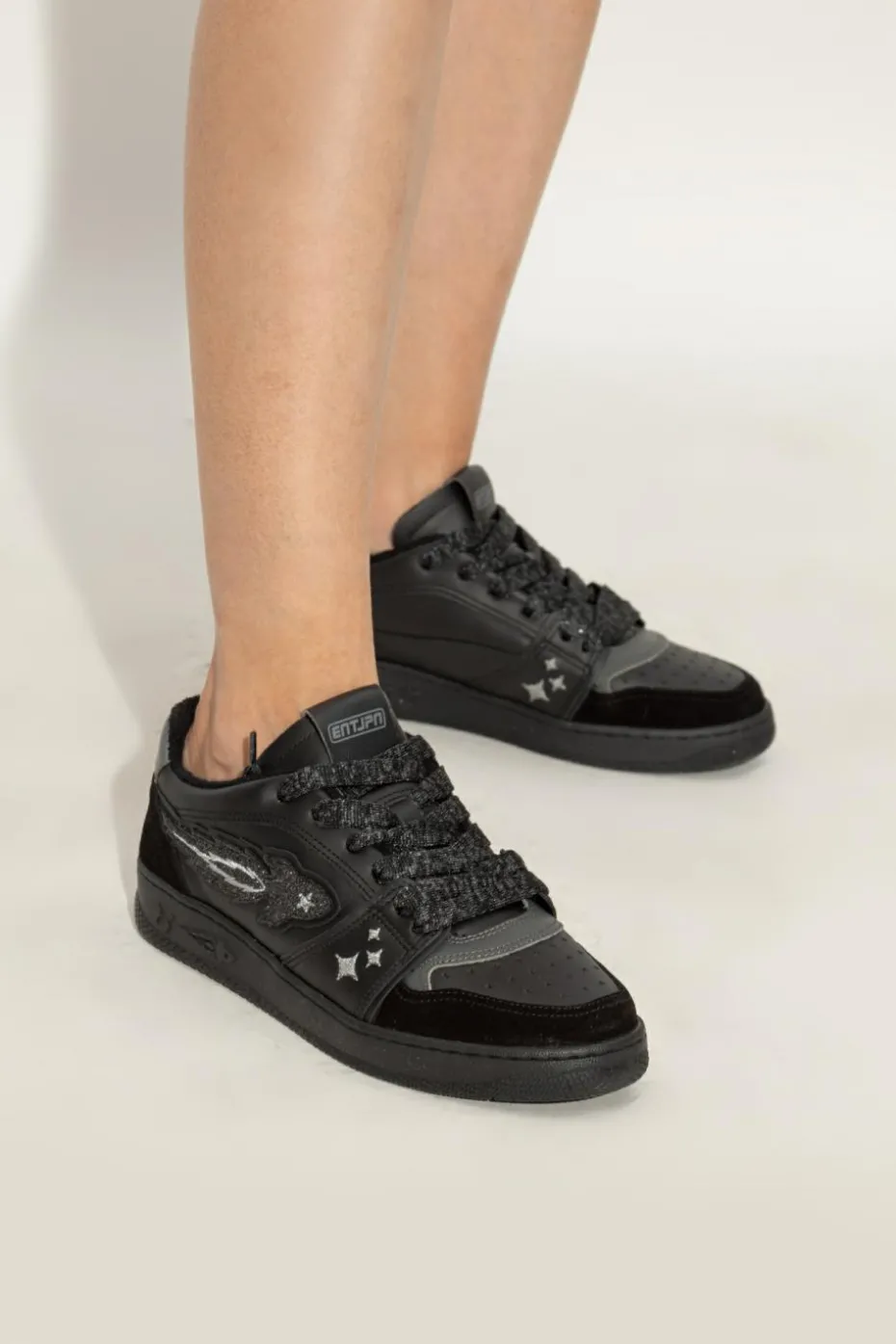 Enterprise Japan BLACK Sneakers ‘Egg Rocket Low’