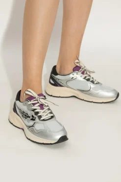 Enterprise Japan SILVER Sneakers ‘Run Rocket Low’